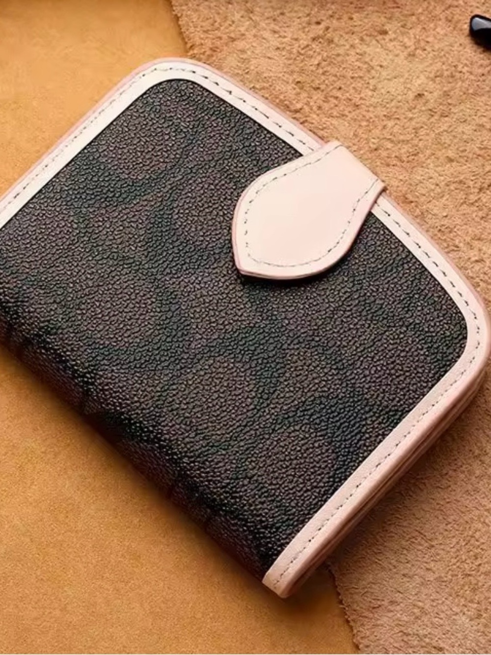 Macy's Light Pink Tri-Fold ID Wallet